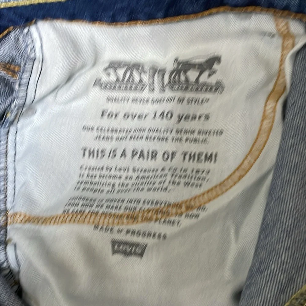 Levi’s Classic 505 Men's Blue Jeans 50 x 30 Straight Leg